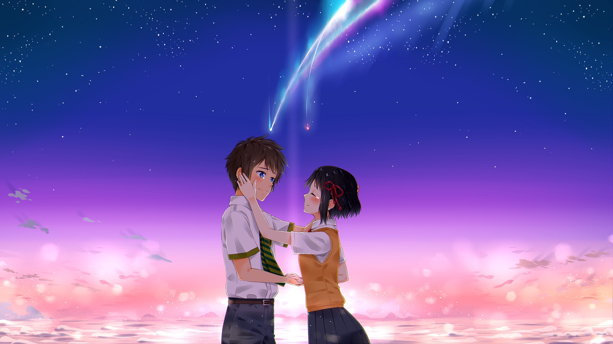 Your name wallpaper. Аниме твое имя Комета. Твоё имя аниме. Аниме твоё имя 1 сезон 1 серия. Аниме твоё имя 8к.