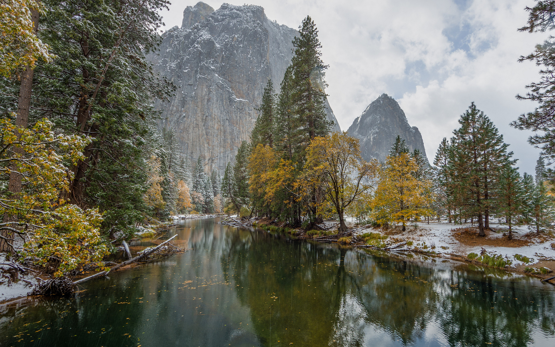 Йосемити парк осенью