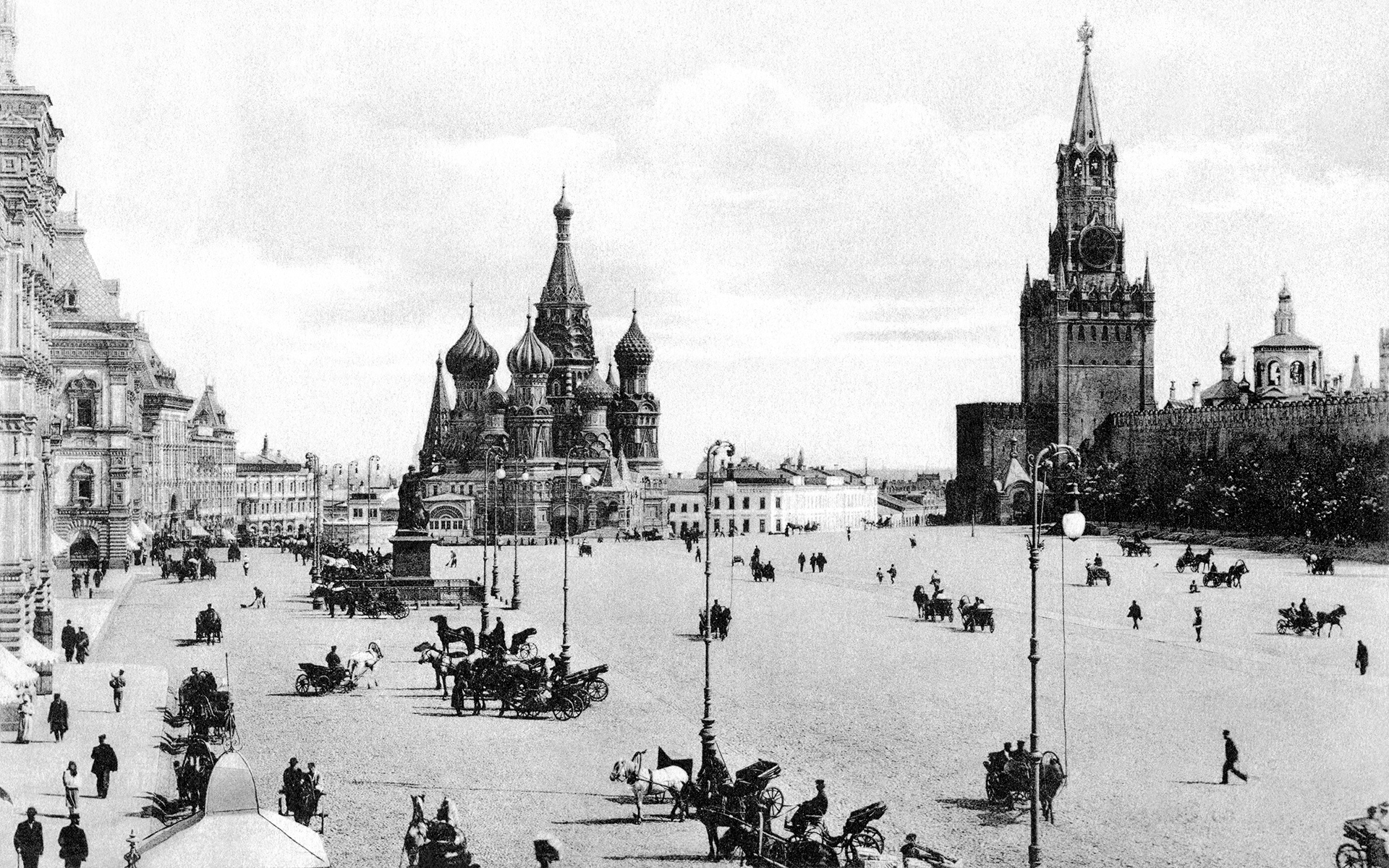 Красная площадь Москва в 1905 года