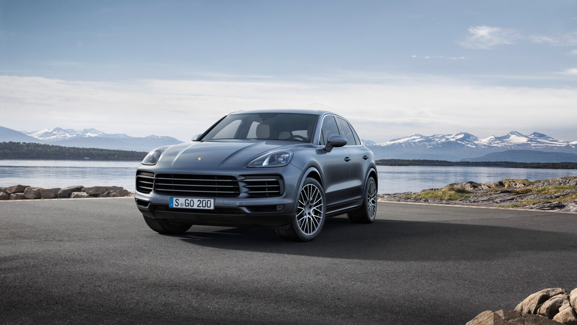 Обои auto, porsche cayenne на рабочий стол