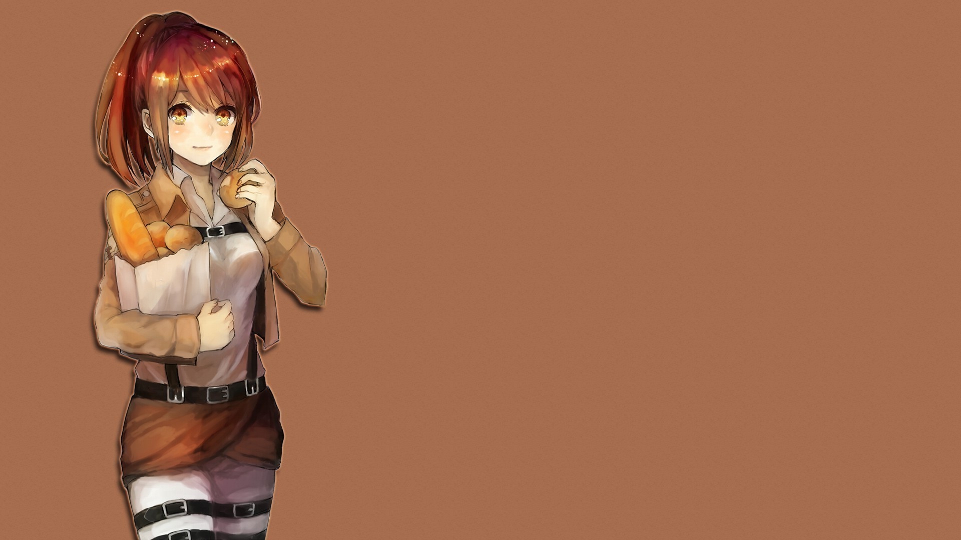 Обои blouse sasha, ponytail, shingeki no kyojin, anime, anime girls на  рабочий стол