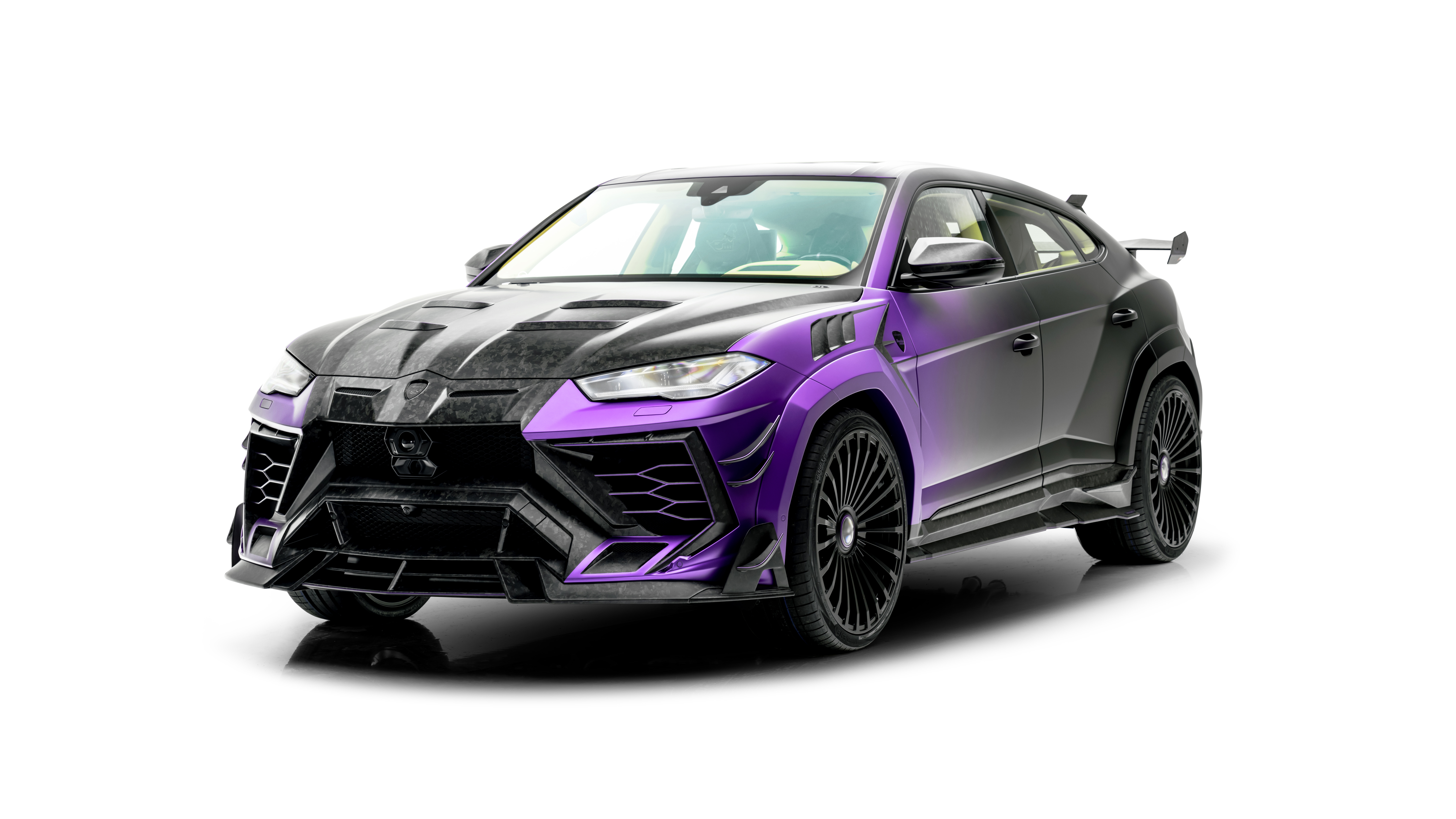 Обои mansory, lamborghini, urus, venatus, evo, white на рабочий стол