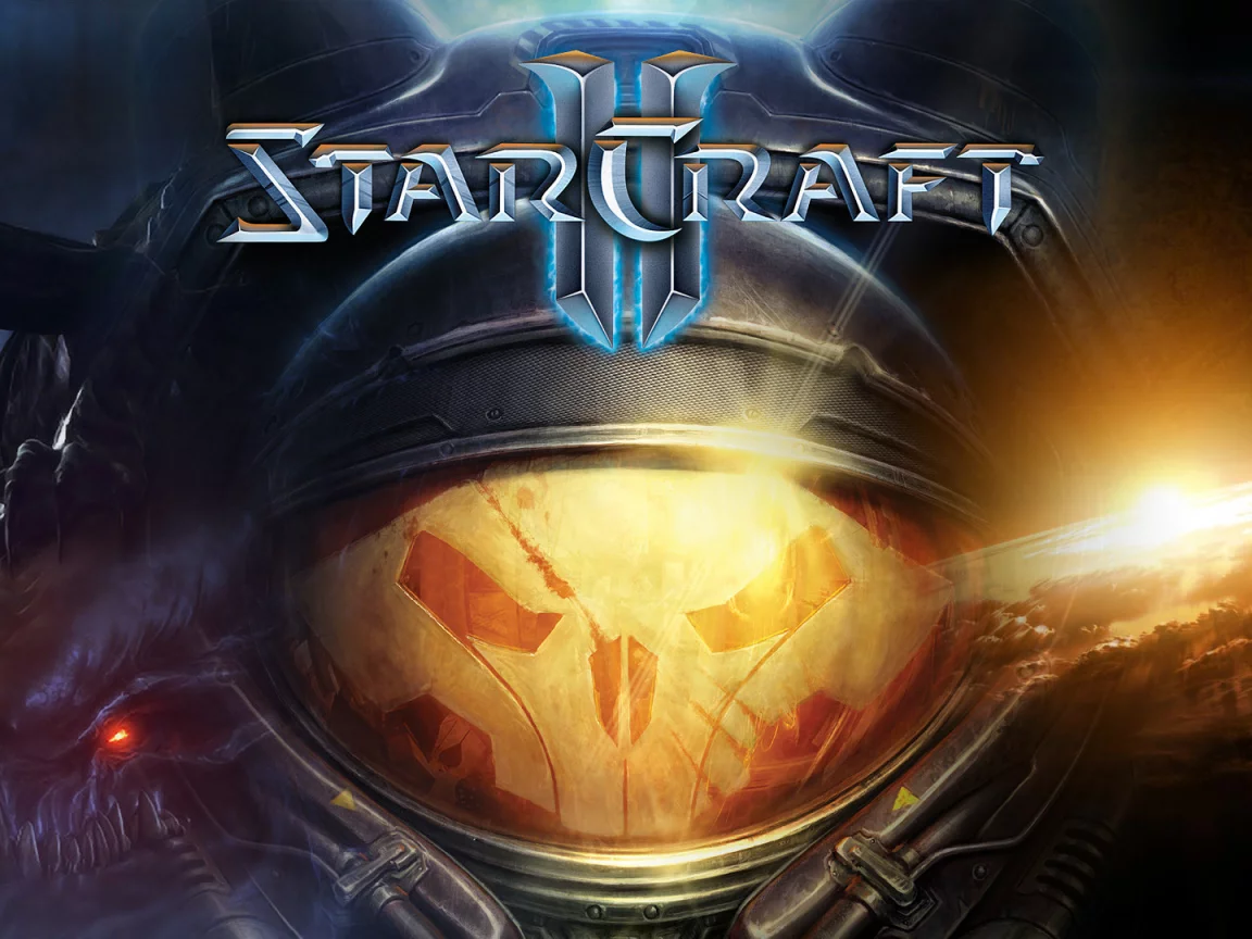 логотип, blizzard, starcraft 2: wings of liberty, starcraft 2