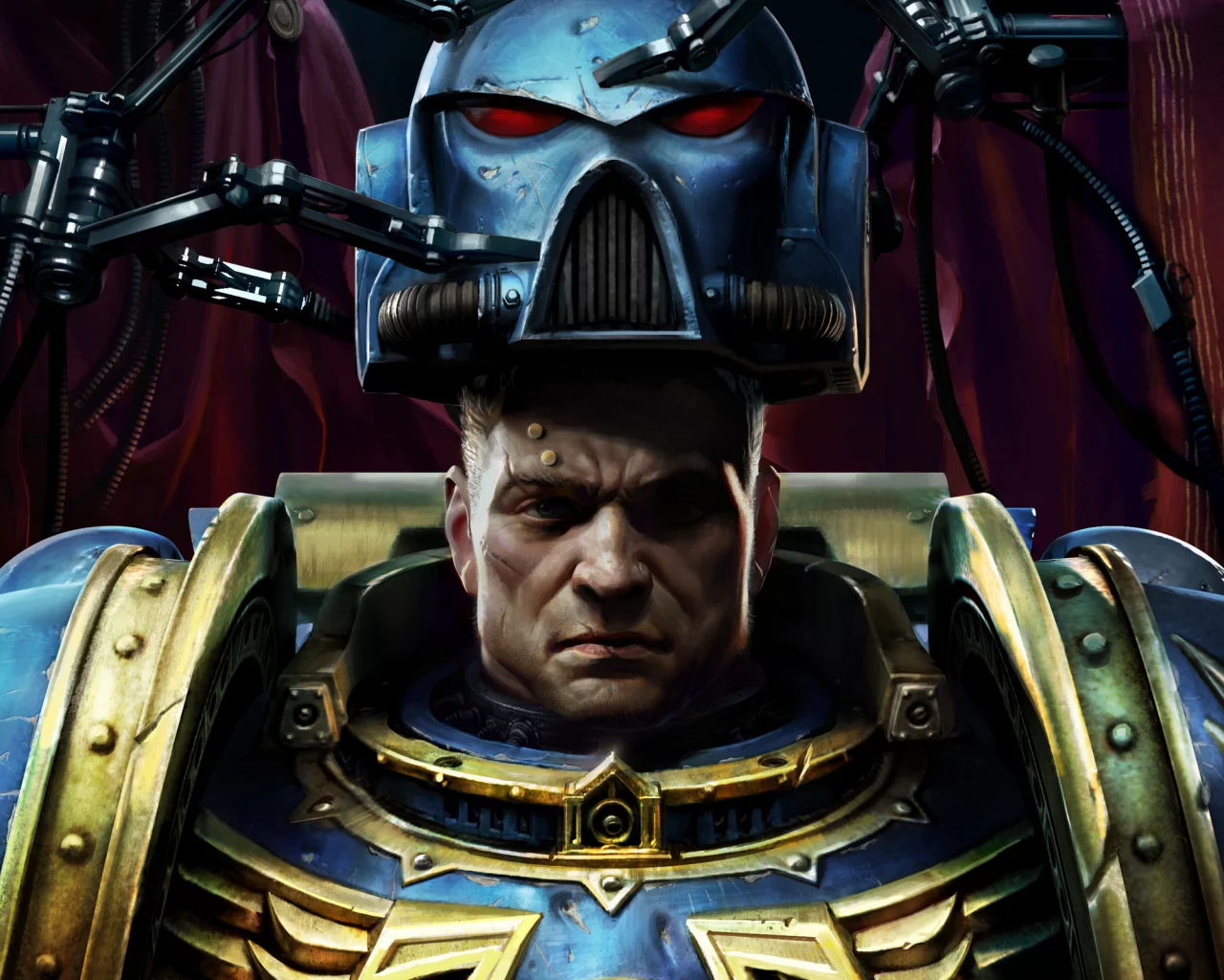 шлем, космодесантник, Warhammer 40000