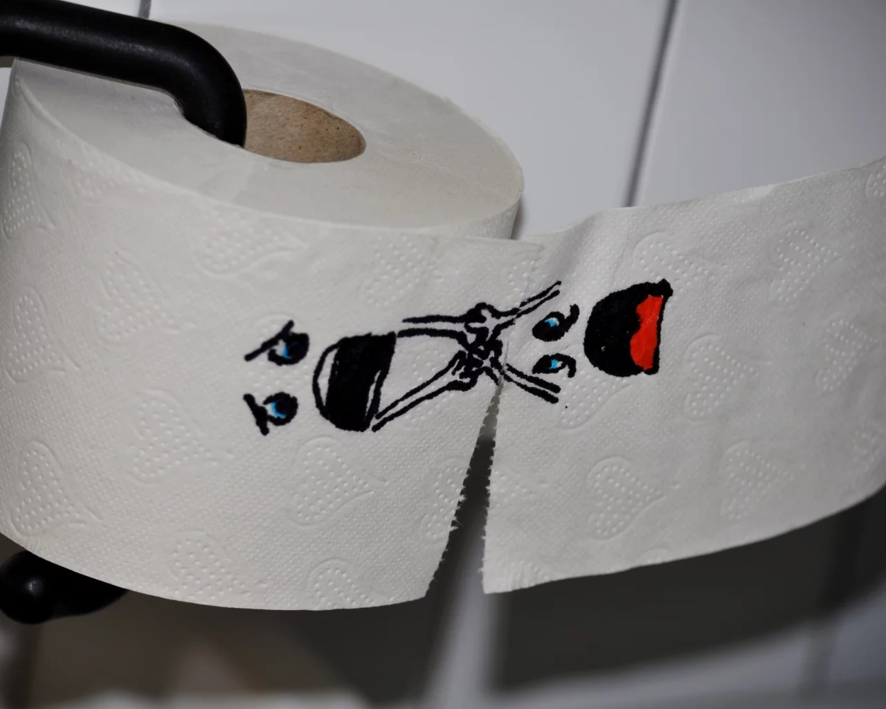 рулон, рисунок, макро, юмор, бумага, изображение, creativ, креатив, прикольные