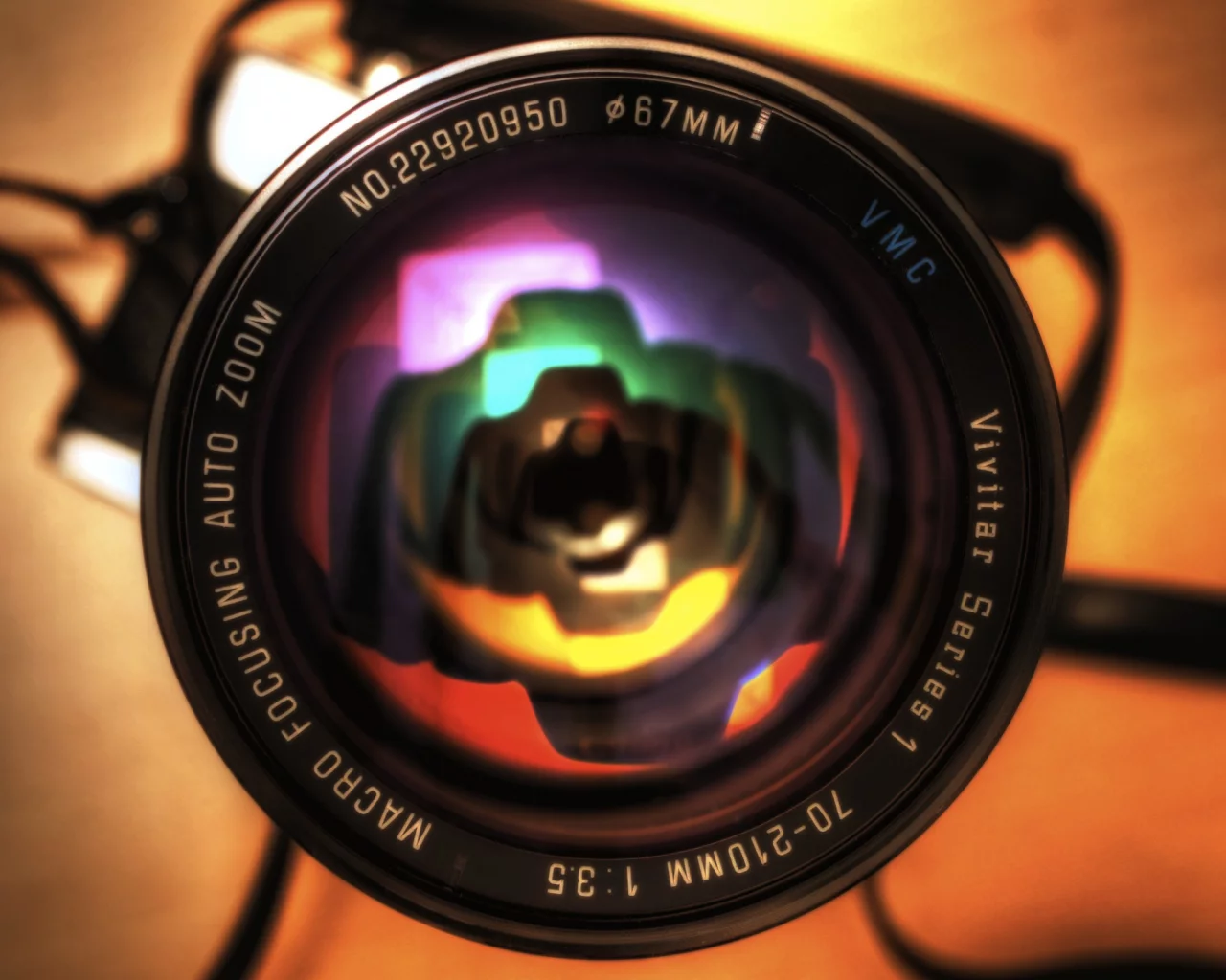 объектив, отражение, фотоаппарат, фотик