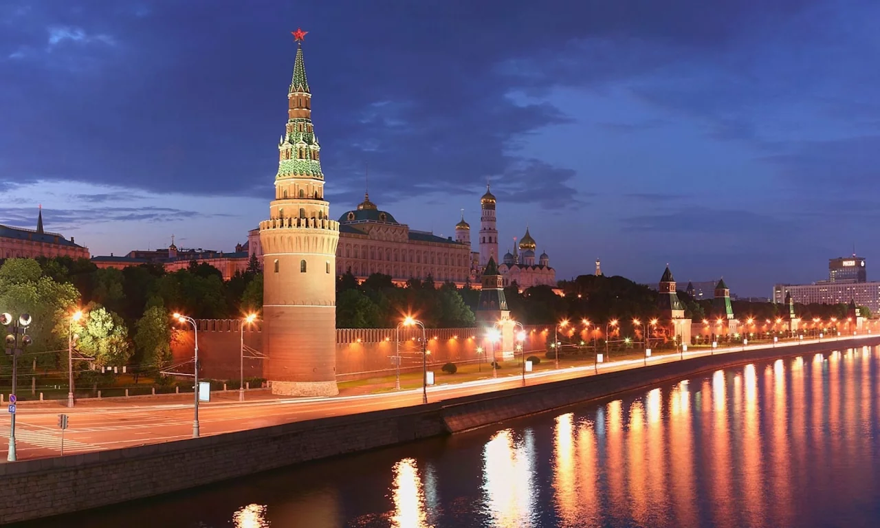 москва, кремль, башня, река