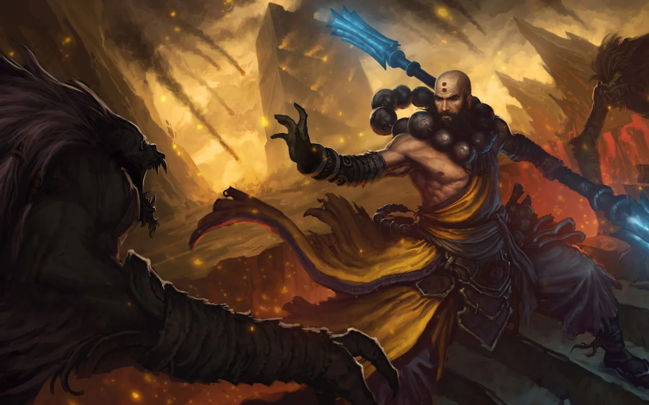 Diablo 3, монах, диабло