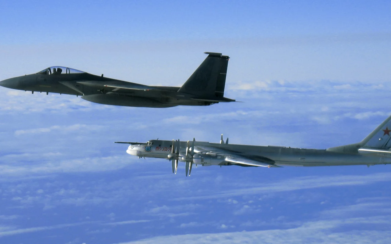 bear, ракетоносец, Ту-95, F-15