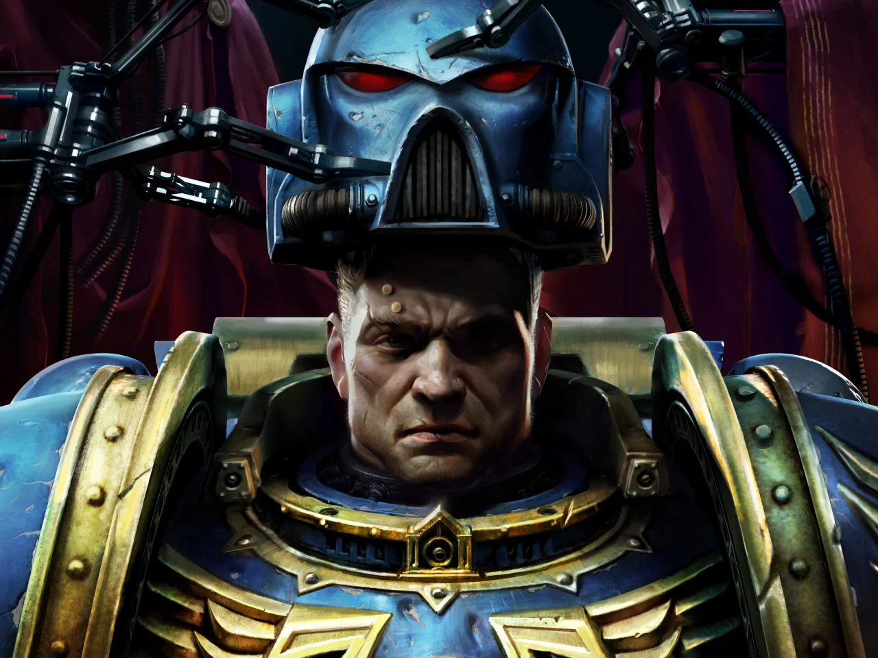 шлем, космодесантник, Warhammer 40000