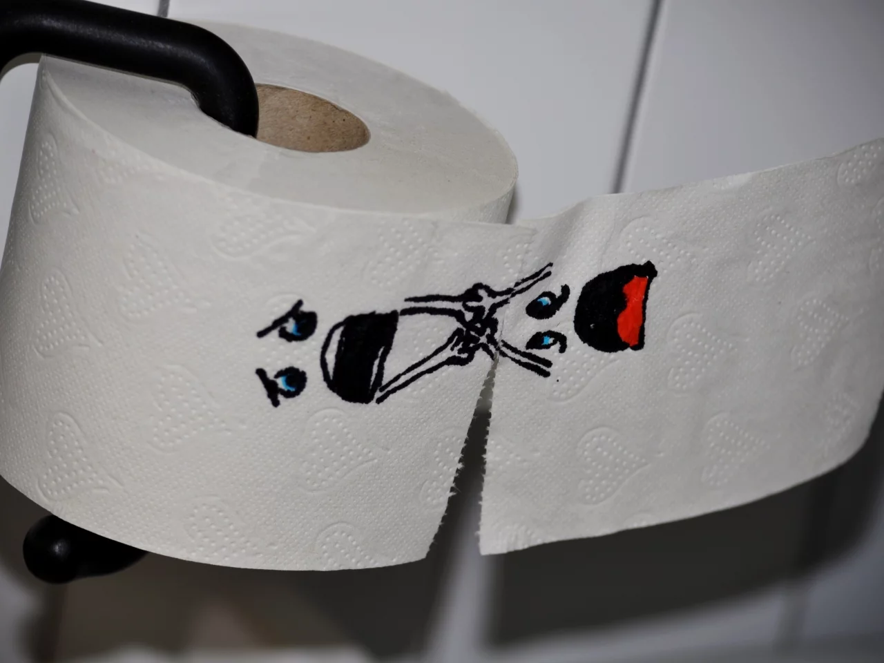 рулон, рисунок, макро, юмор, бумага, изображение, creativ, креатив, прикольные