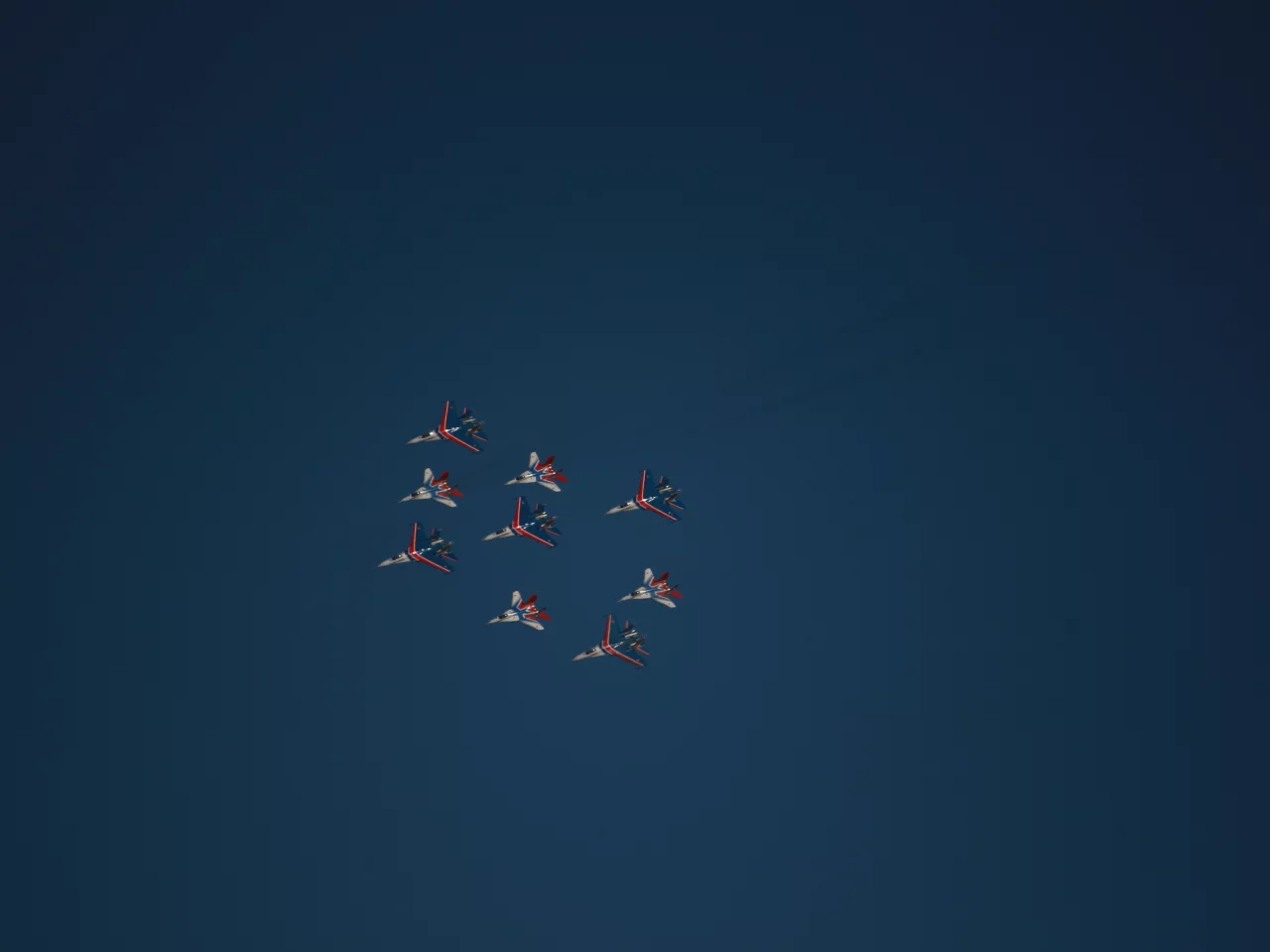 Сухой, МиГ-29, Су-27, Стрижи, русские витязи