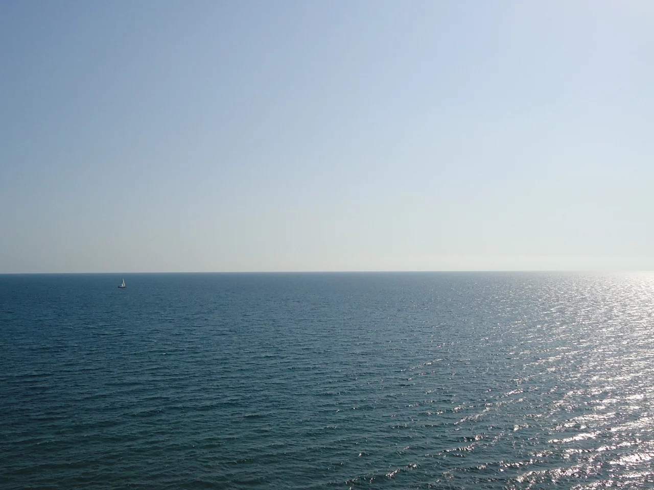 парусник, небо, волны, море