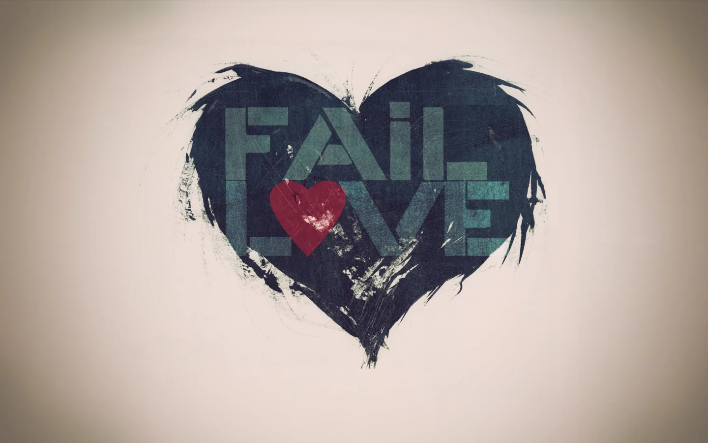 fail, love, графика, сердце