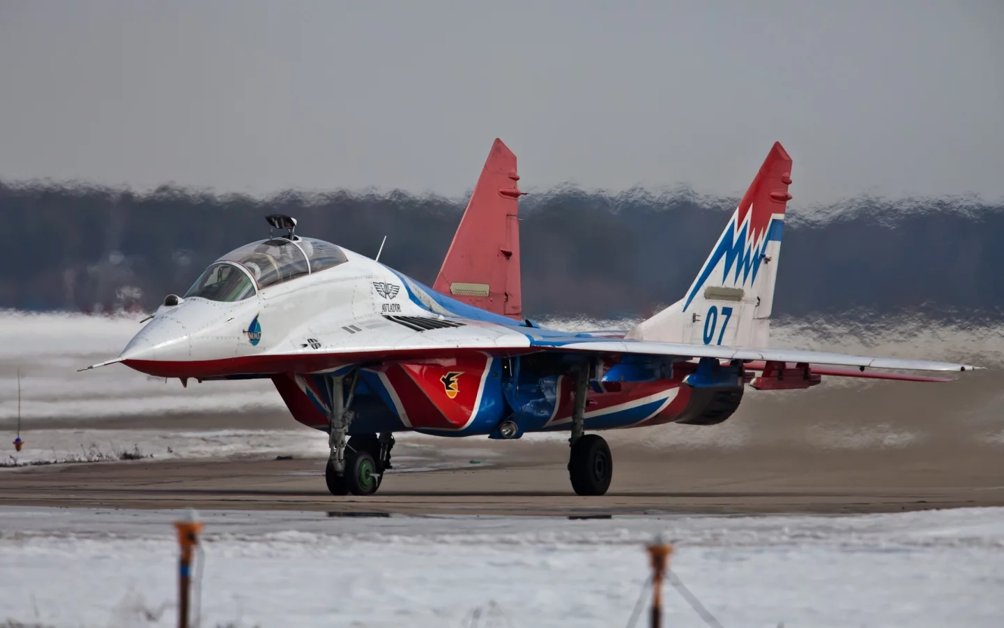 Ми-29, аэродром, стрижи