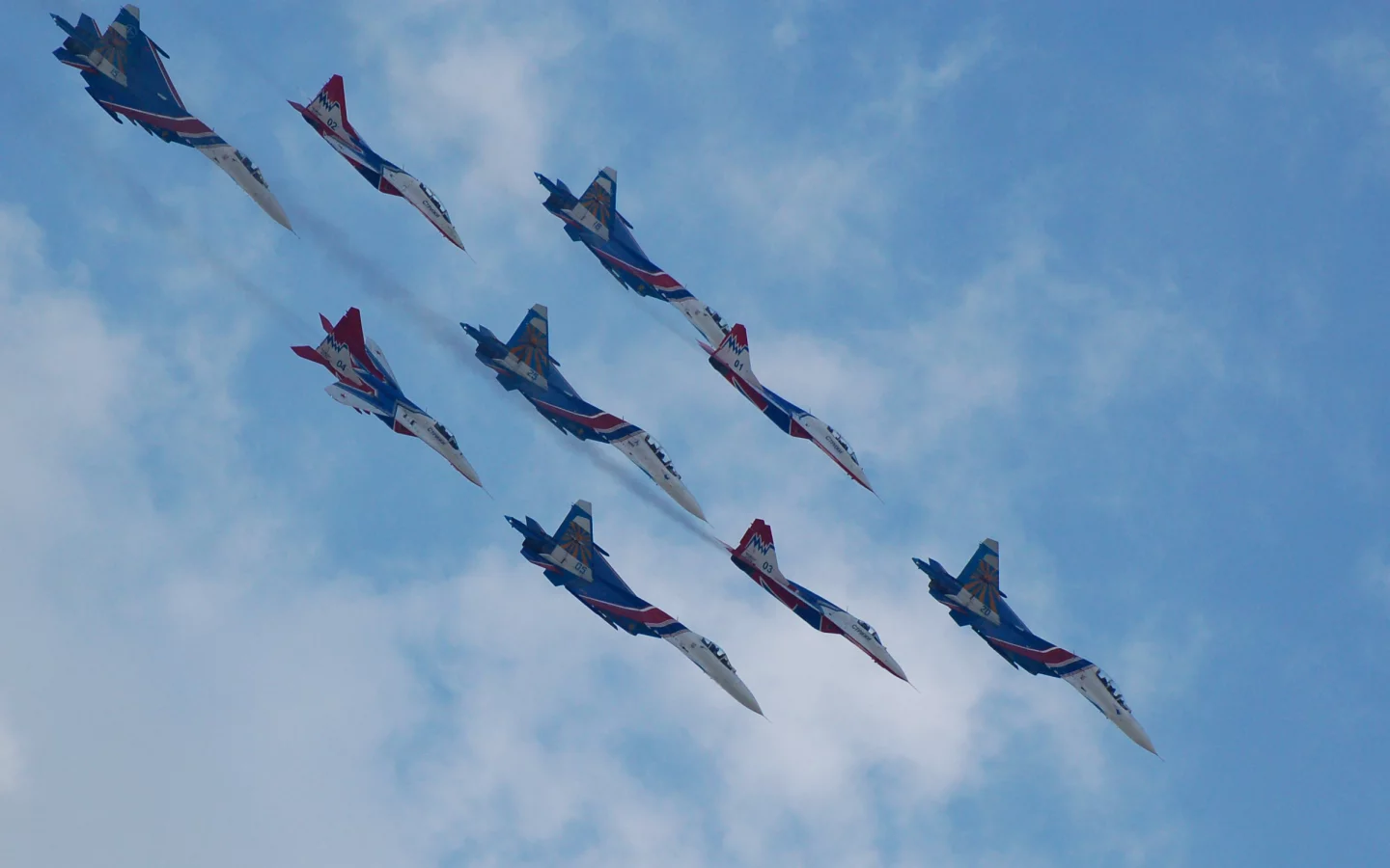 стрижи, Су-27, МиГ-29, Большая девятка, русские витязи