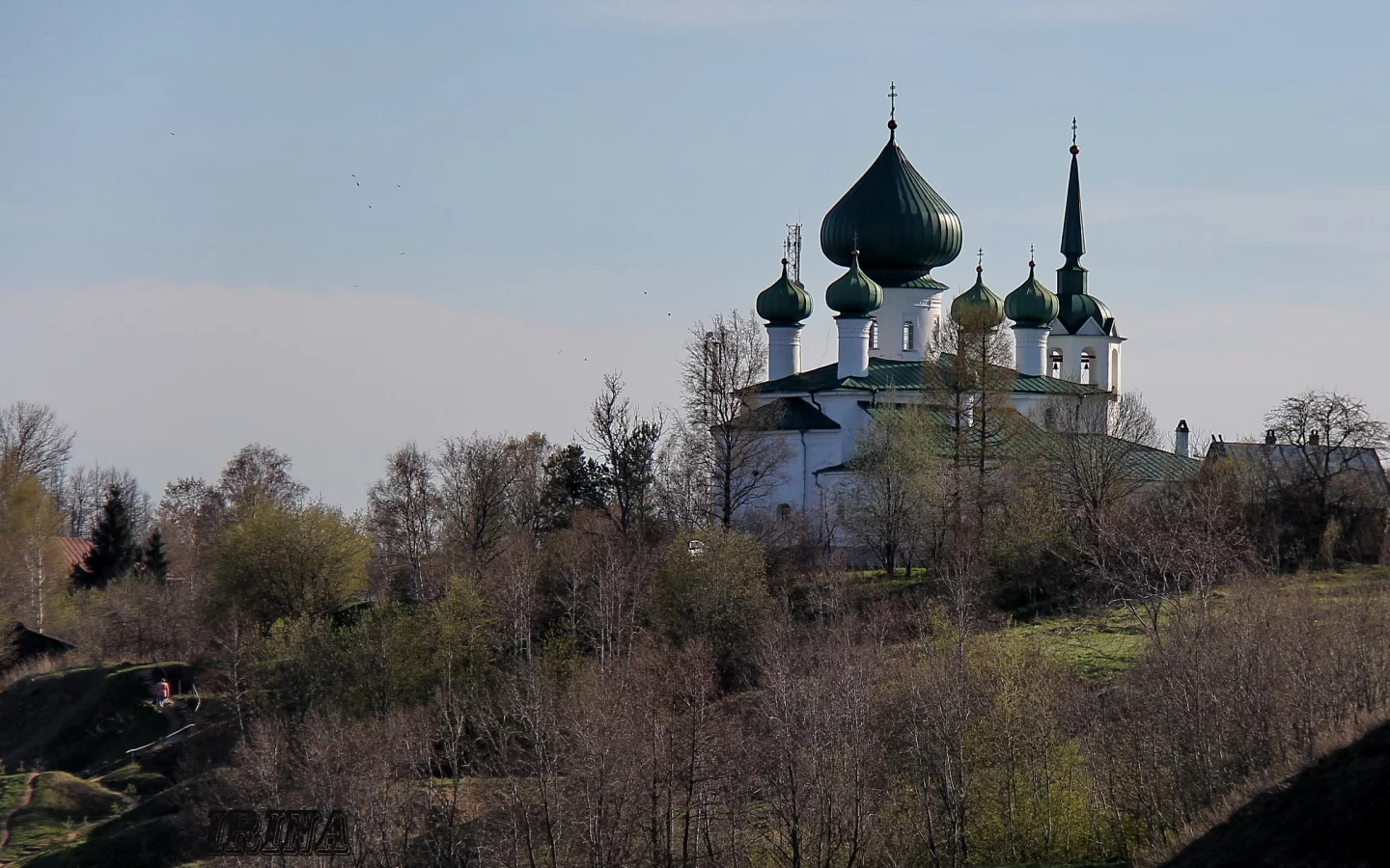 природа, небо, храм
