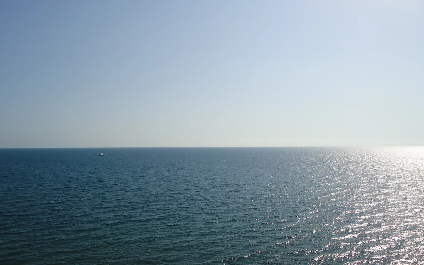 парусник, небо, волны, море