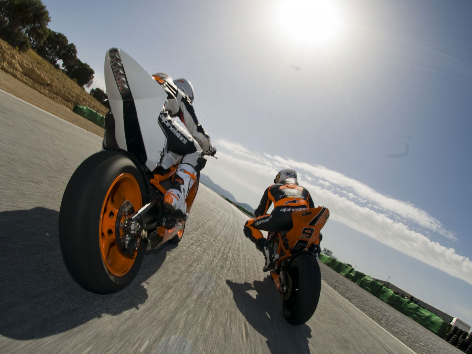 KTM rc8 girl