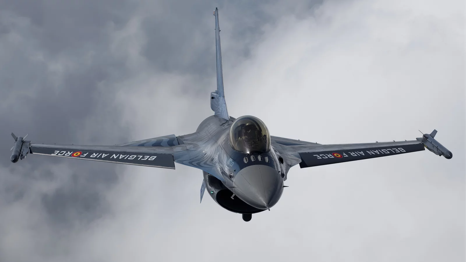 полёт, F-16, облака
