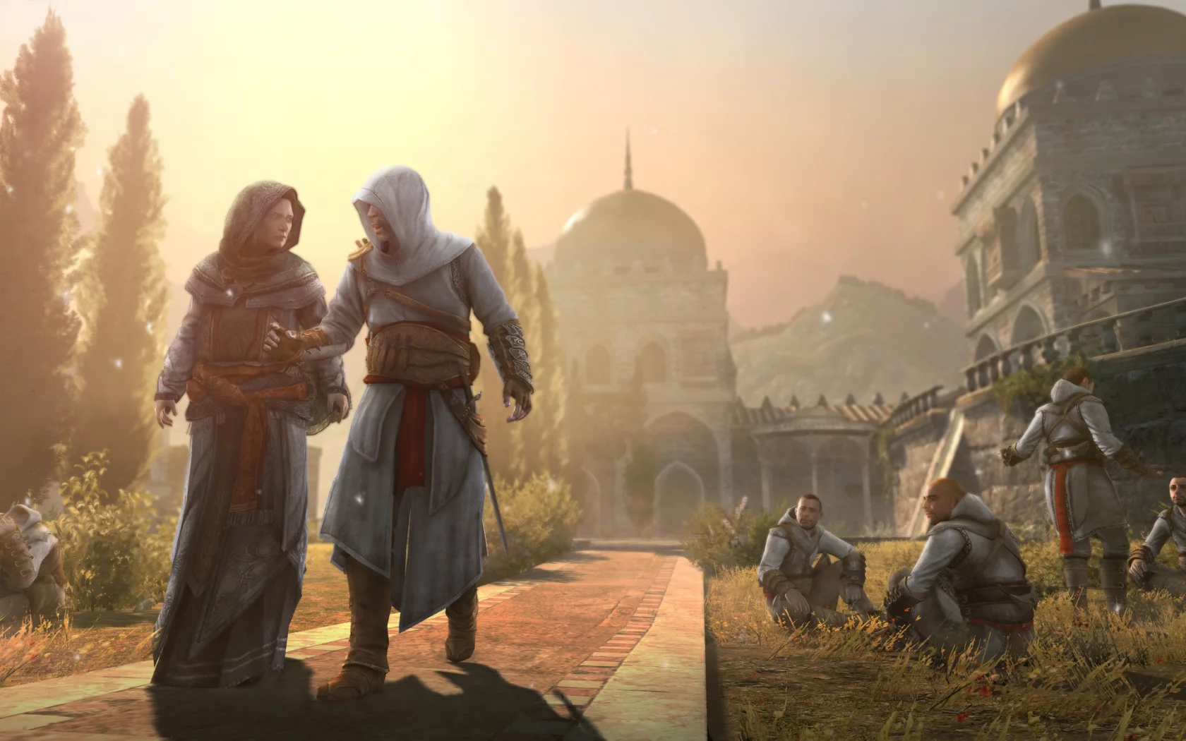 assassins, creed, альтаир, revelations, мария