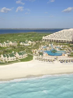 hilton, океан, курорт, пальмы, вода