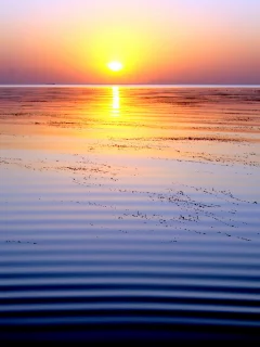 пейзаж, море, закат, небо, природа