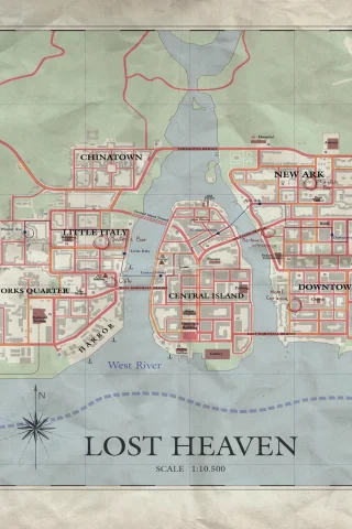 lost heaven, map, mafia