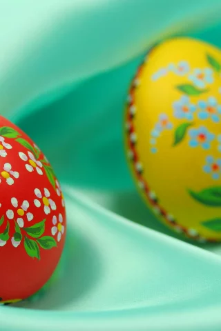 цветные, покраска, яйца, скорлупа, подарок, роспись, пасха, атрибут