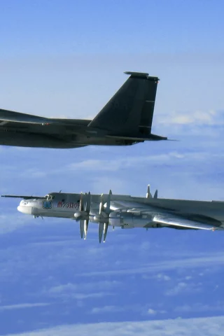 bear, ракетоносец, Ту-95, F-15