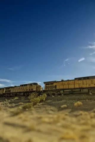 поезд, солнце, лучи