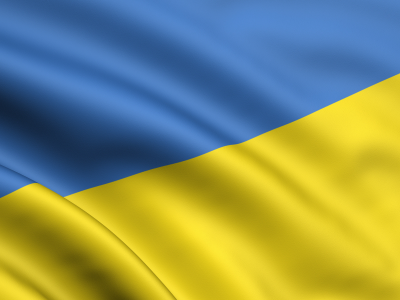 желтый, синий, флаг, украина