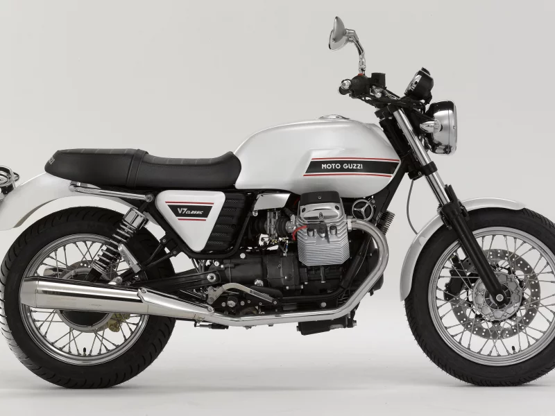 V7 Classic 2011, мото, Moto Guzzi, мотоциклы, motorbike, moto, Naked, motorcycle, V7 Classic
