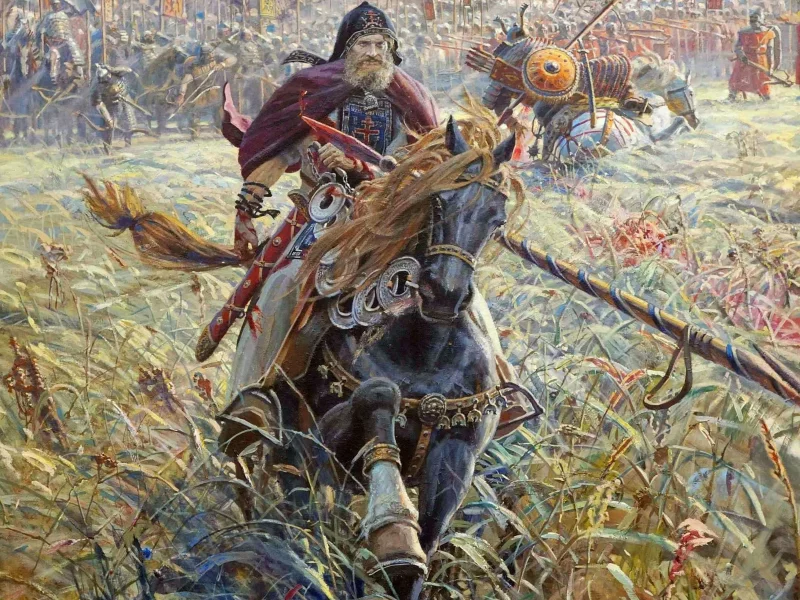 победа пресвета, всадник, картина