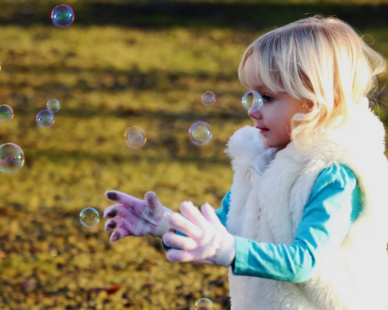 красивая, bubbles, around, catch, девушки, девушка, baby
