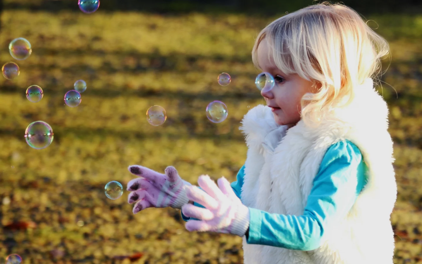 красивая, bubbles, around, catch, девушки, девушка, baby