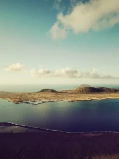 берег, море, пейзаж, небо, природа, остров