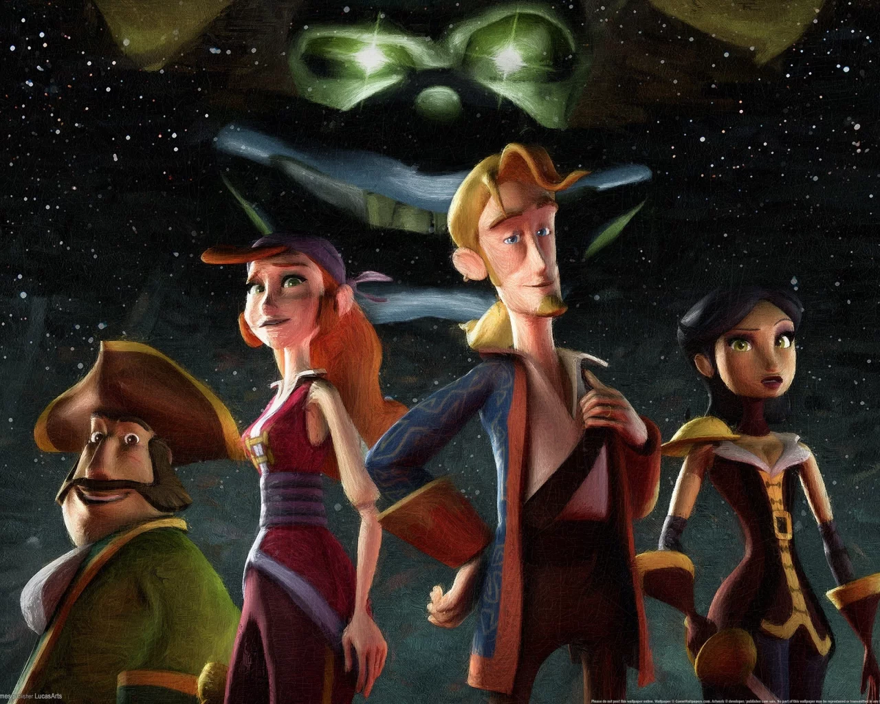 pc games, видео игры, игра, компьютерные игры, game, Tales of Monkey Island