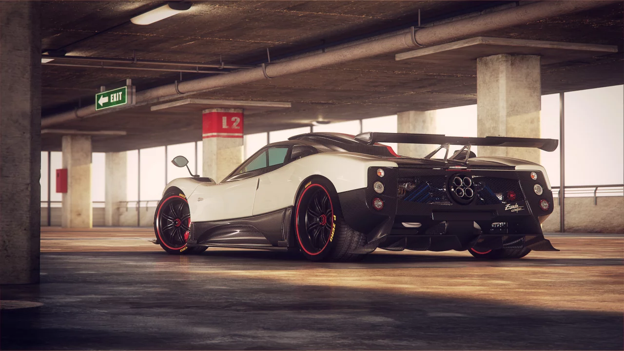 машина, авто, машины, pagani zonda, погани, автомобили, зонда, парковка