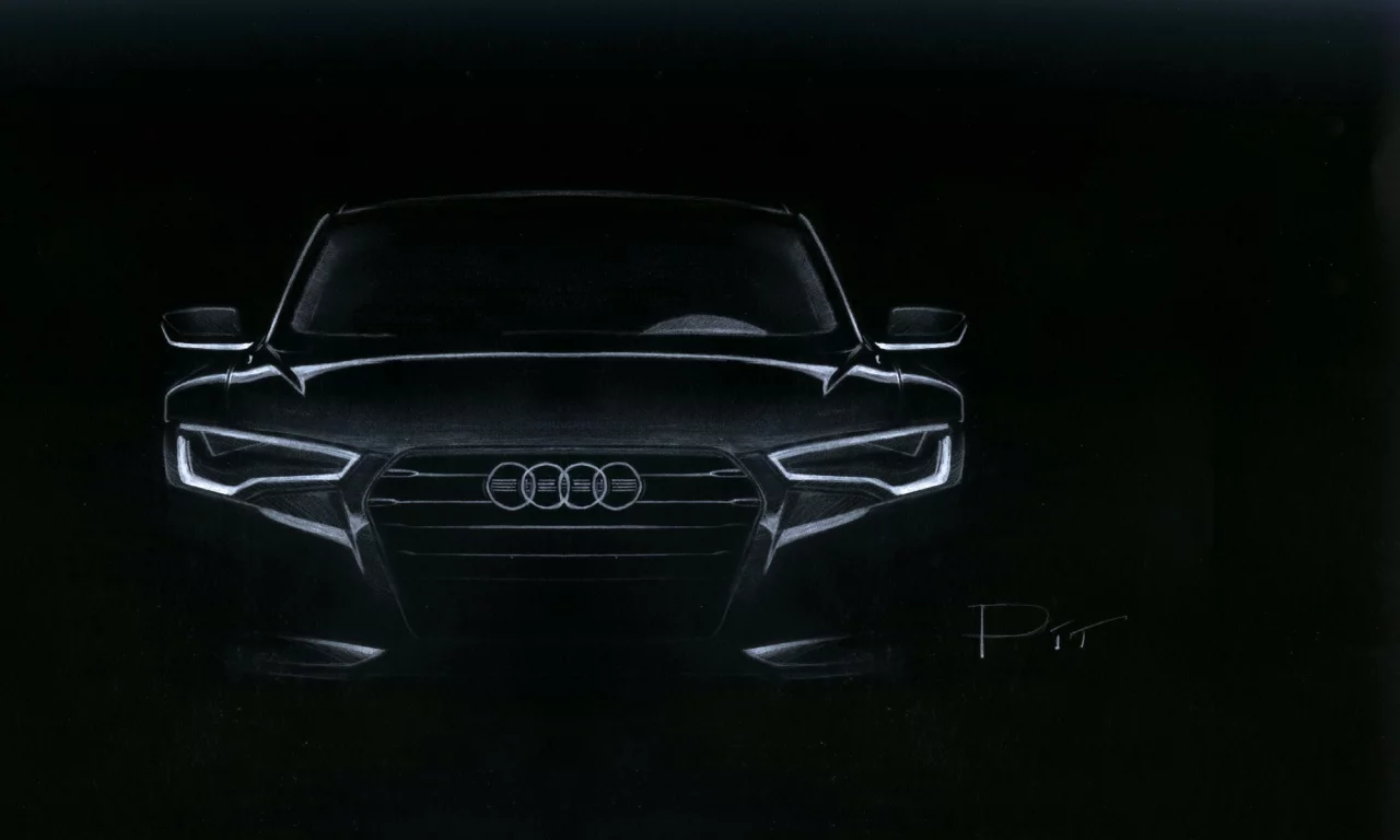рисунок, pit, ауди, спереди, audi, черная