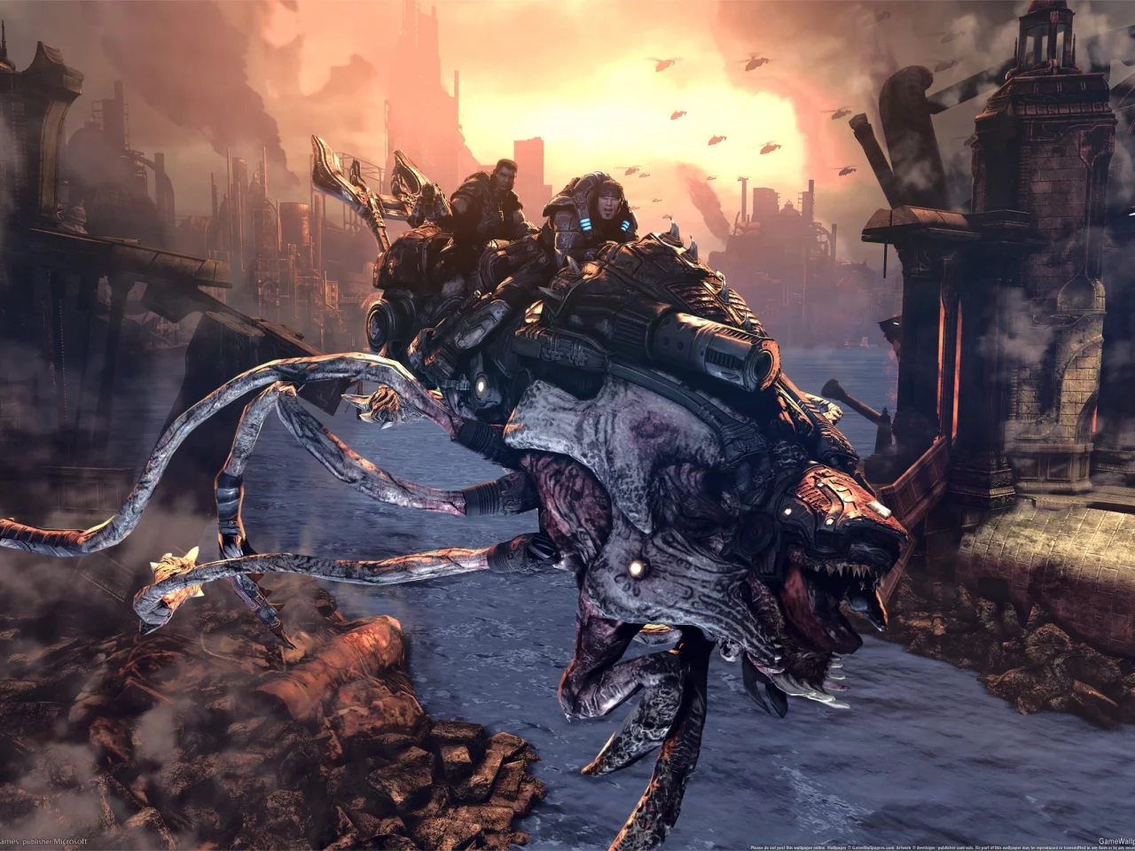 Gears of War 2, game, игра, компьютерные игры, видео игры, pc games