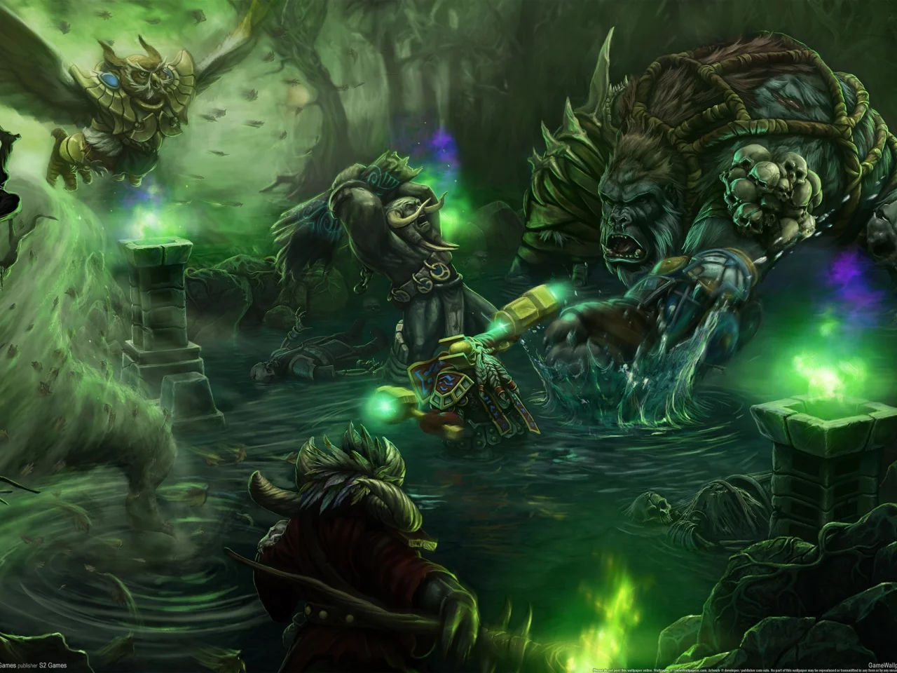 видео игры, Heroes of Newerth, игра, game, компьютерные игры, pc games