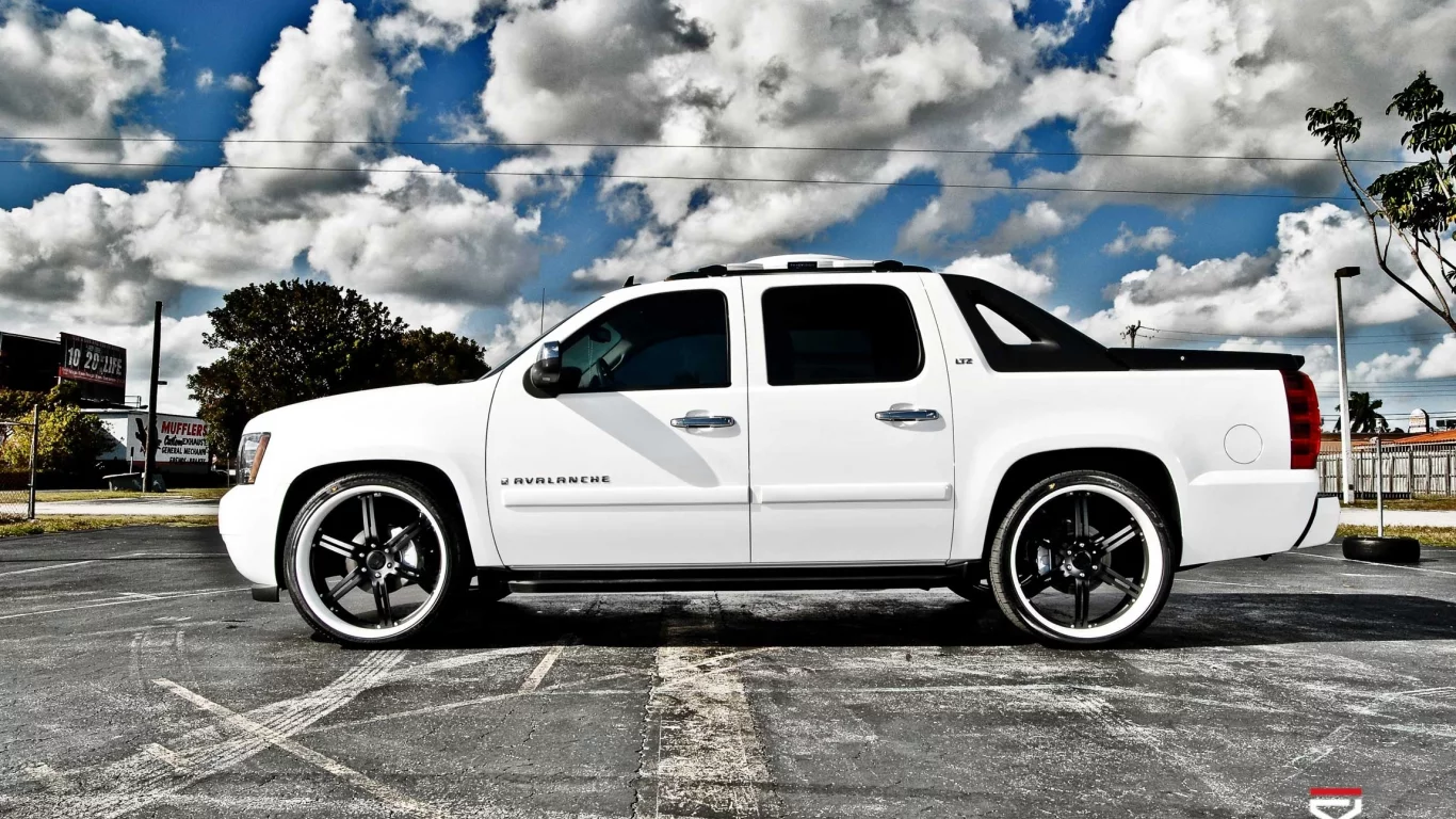 avalanche, chevrolet, диски, Белый