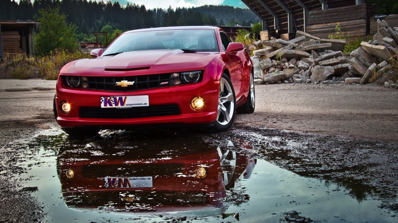 Картинка на рабочий стол автомобили, машины, camaro, камаро, шевроле,  chevrolet, авто 1366 x 768