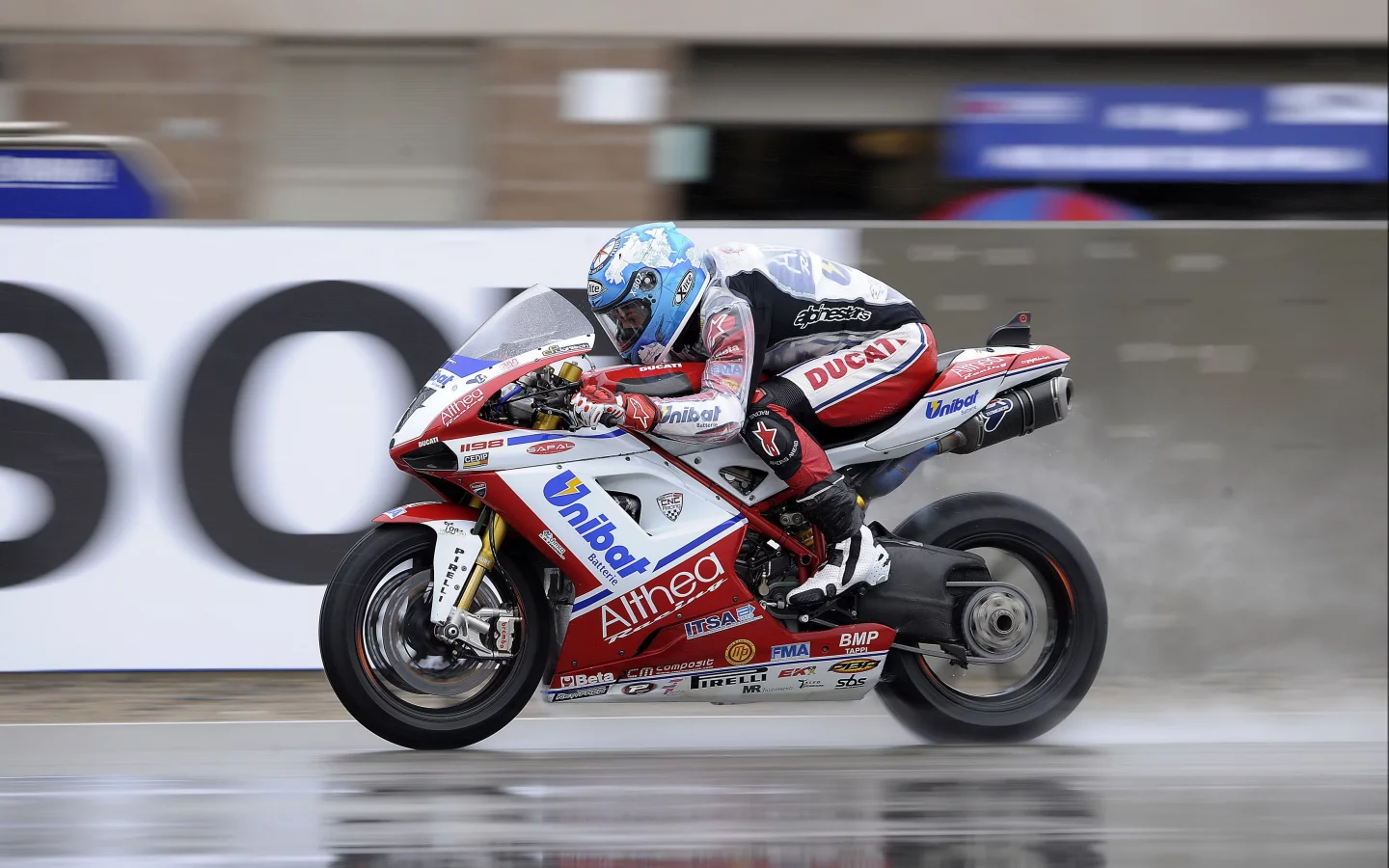 скорость, checa, авто, дождь, машины, WSBK, автомобили, ducati