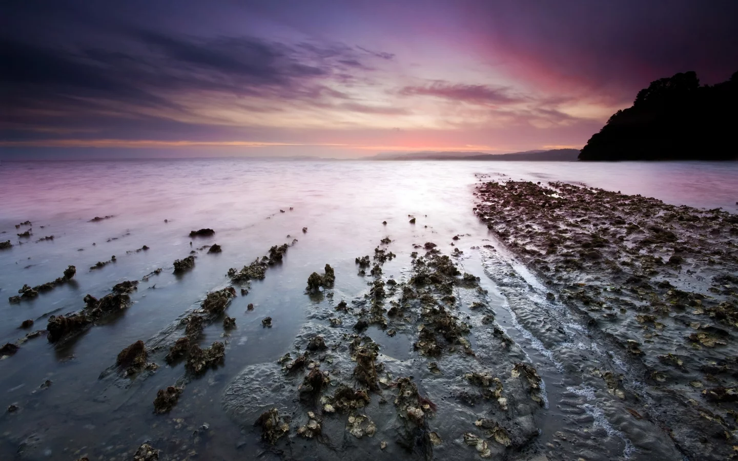 берег, камни, горизонт, море