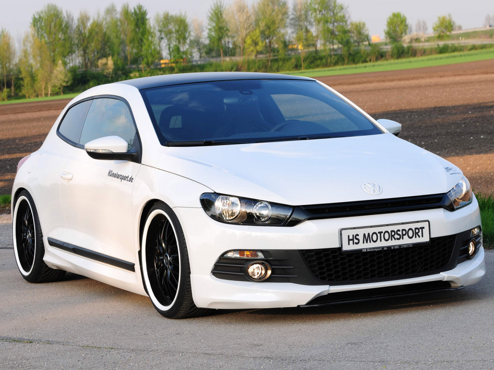 Картинка на рабочий стол машины, авто, Volkswagen, автомобили, белый,  Scirocco 1600 x 1200