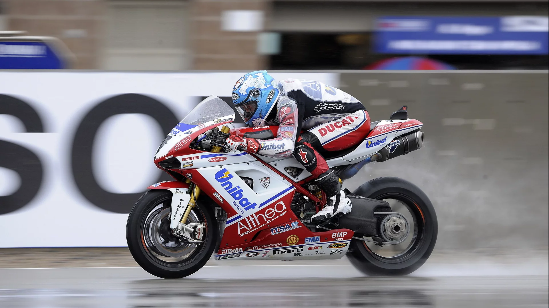 скорость, checa, авто, дождь, машины, WSBK, автомобили, ducati