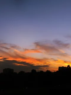 лето, закат