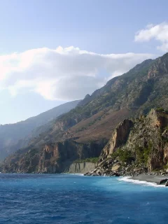 берег, скалы, море